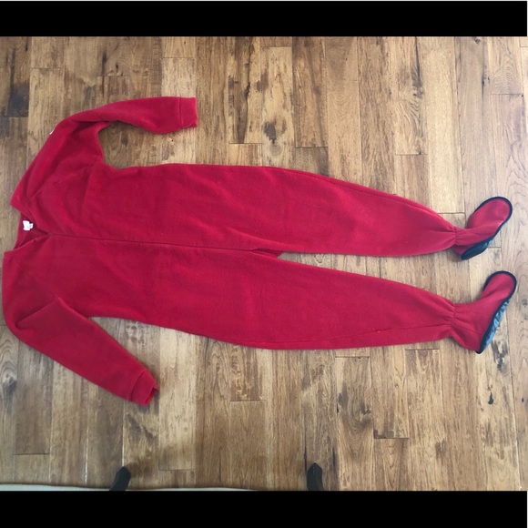 Red Footie Pajamas - Family Set of Four - Picture 4 of 5